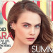 Supermodel Cara Delevingne Is Vogue Magazine’s July Cover Girl